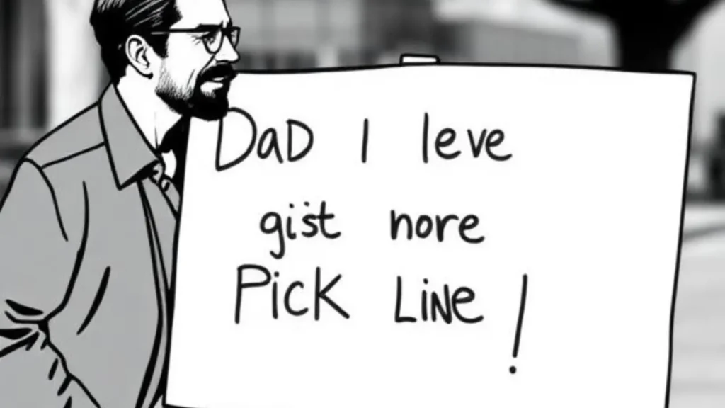 dad joke pick up line