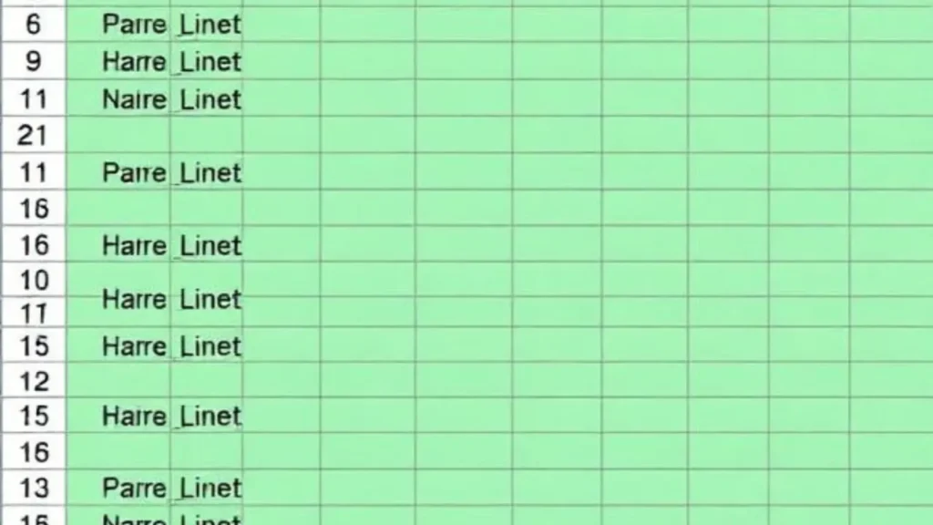 excel pick up line