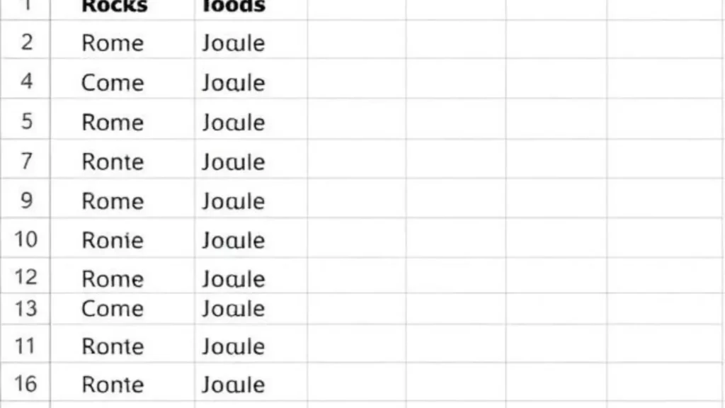 excel pick up line