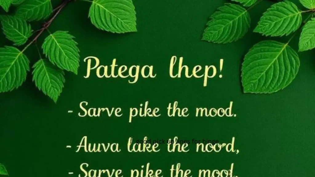 matcha pick up lines