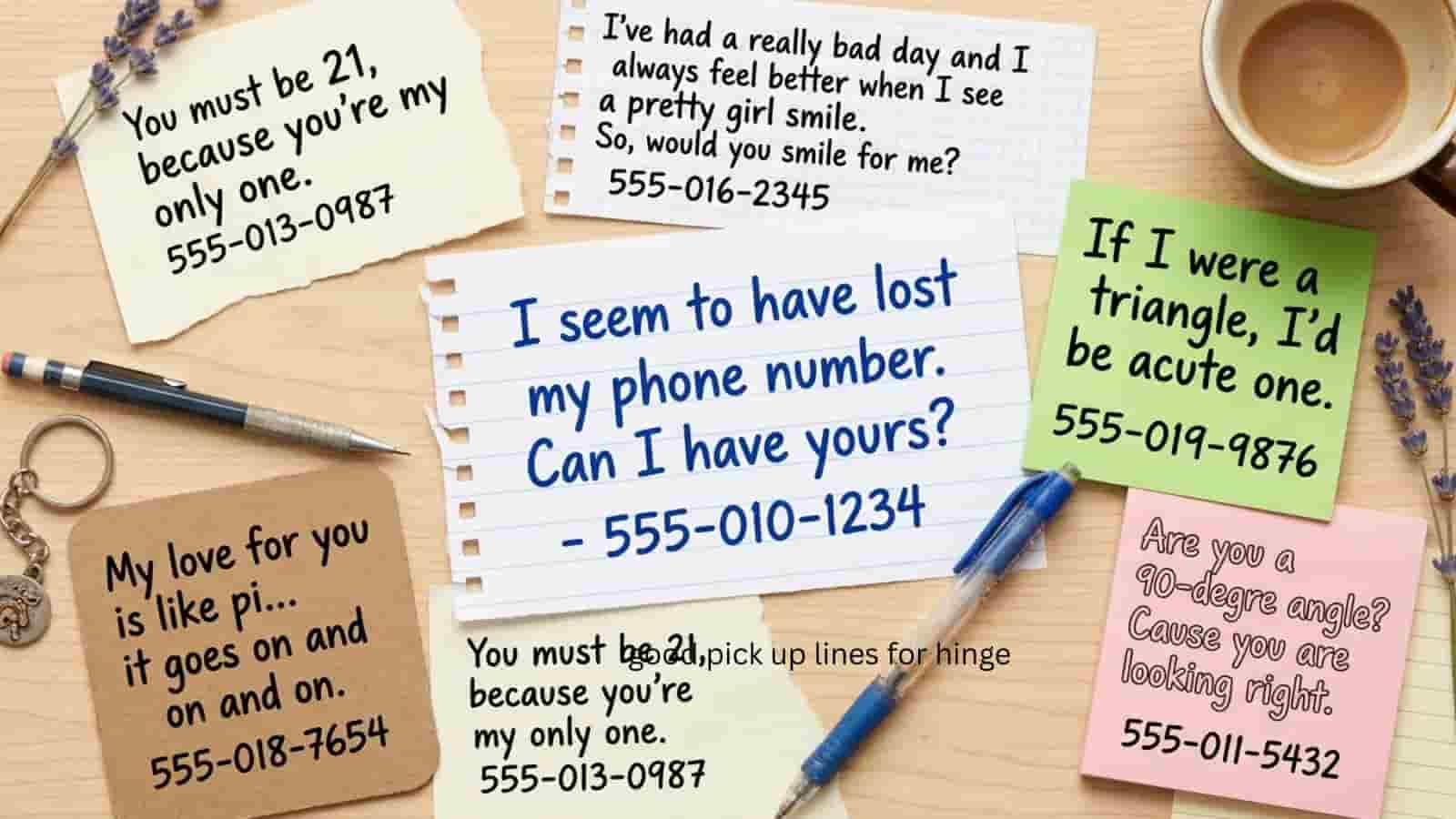 number pick up lines