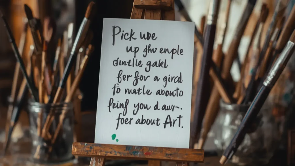 pick up lines about art