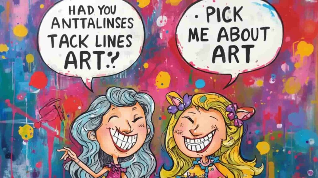 pick up lines about art