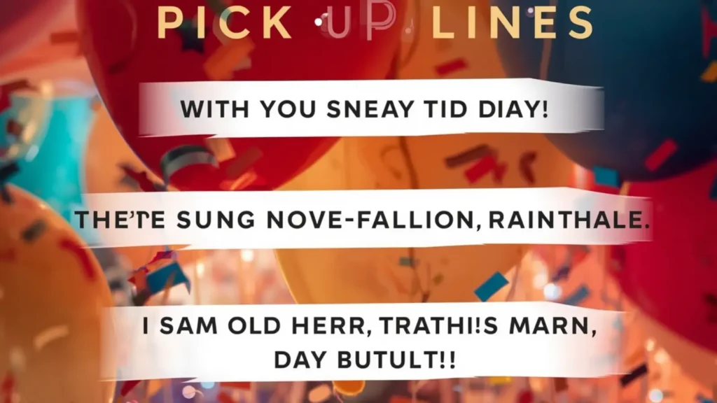 pick up lines about birthdays