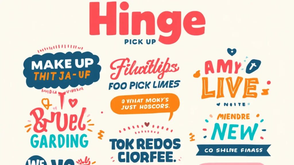 pick up lines for hinge
