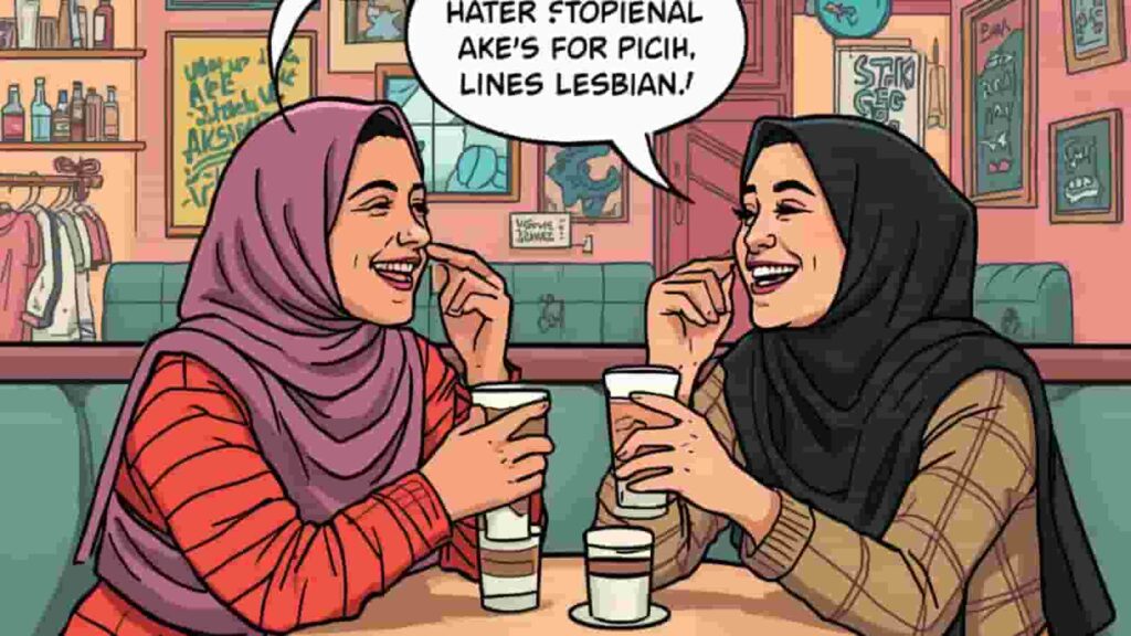 pick up lines for lesbains