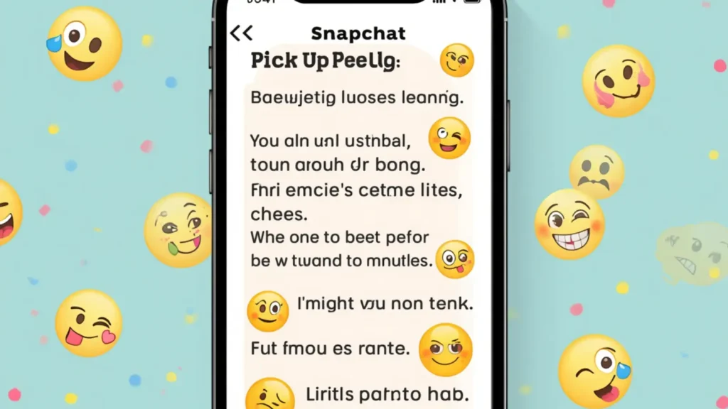 pick up lines for snapchat