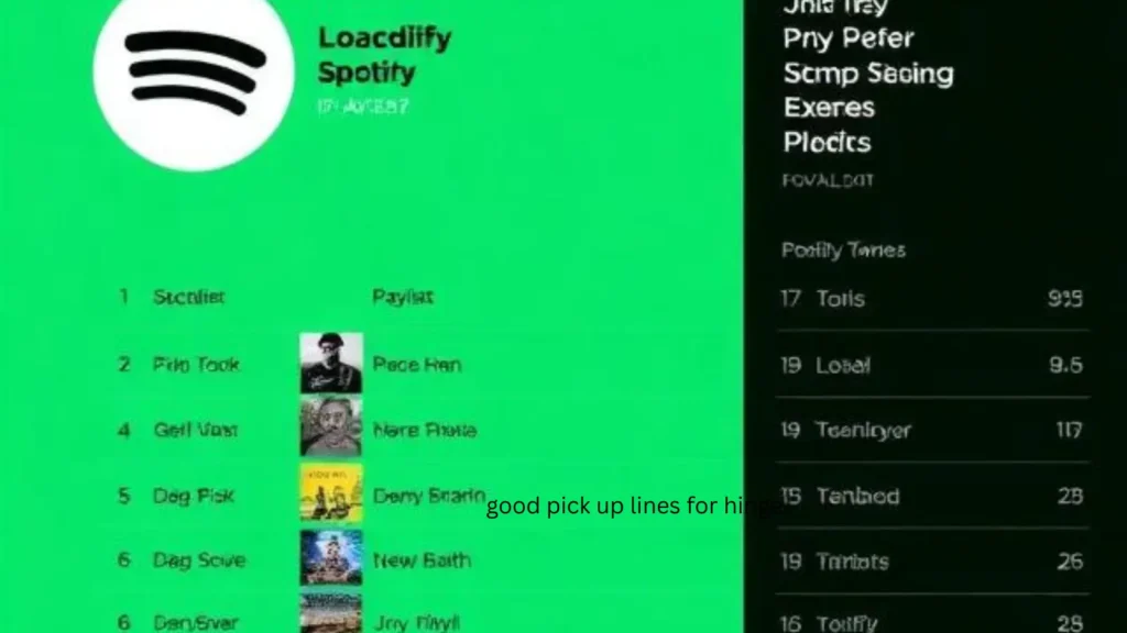 spotify playlist pick up line