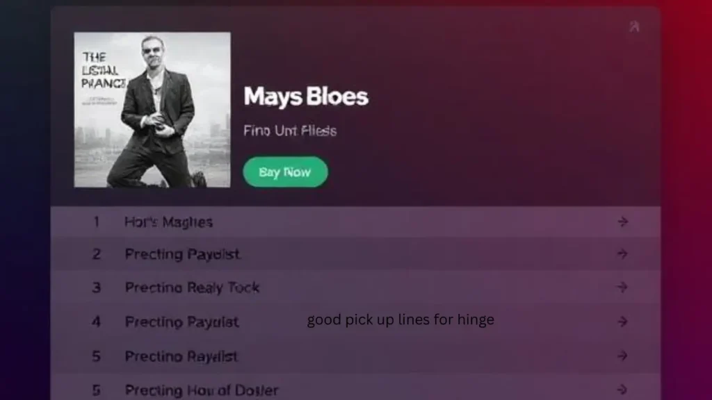 spotify playlist pick up line