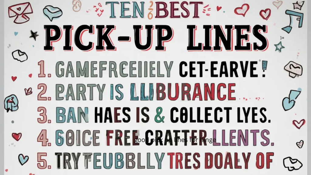 ten best pick up lines