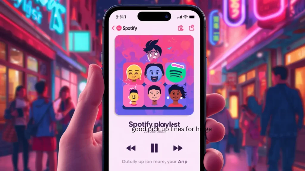 tinder spotify playlist pick up line