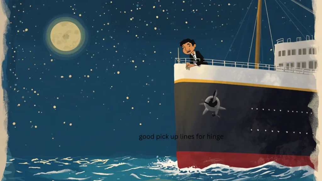 titanic pick up line