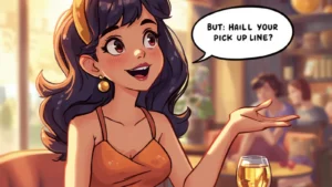 you look familiar pick up line